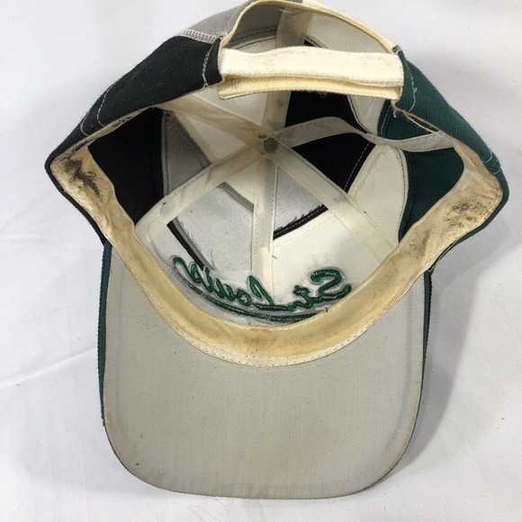 Vintage St Louis Colorblock Patch Design Hat Cap Adjustable One Size Fits Most - Picture 9 of 12